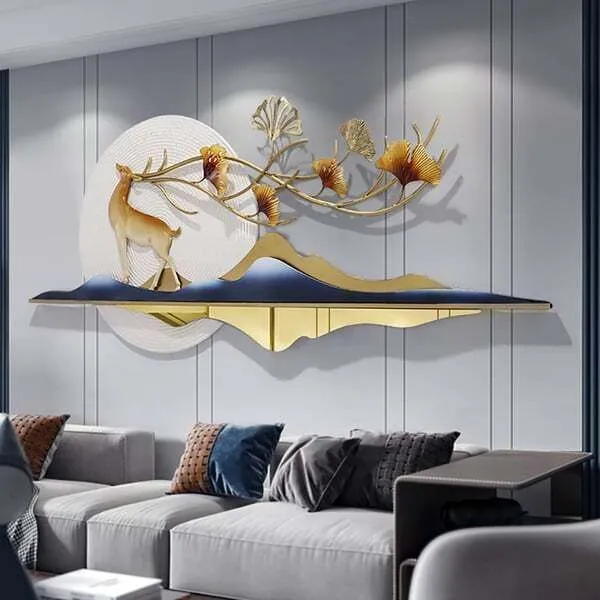 Amhomedecor_Dear_Premium_Vertical_Metal_Wall_Decor_3D_Art_Wall_(48_inch_X_24_inch,_)_For_Home_Decoration,_Living_Room,_Bedroom,Entryway)