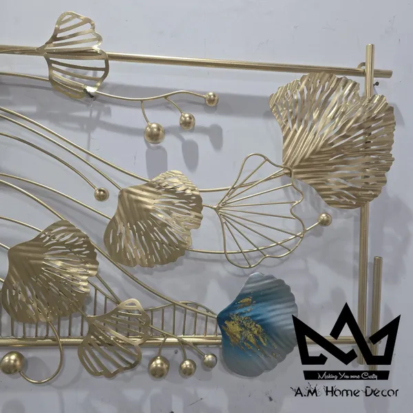 Amhomedecor_Luxury_Big_Metal_Wall_Scilpture,_Premium_Finish_(48_inch_X_19_inch,_)_(_For_Home_Decoration,_Living_Room,_Bedroom,EntryHall)