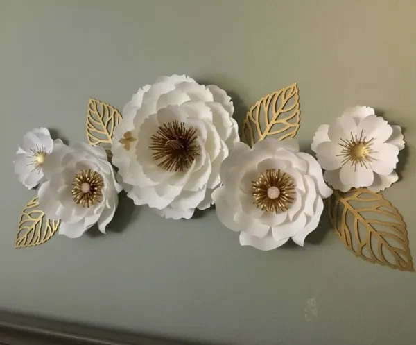 AM_HOME_DECORᵀᴹ_Luxury_Rose_Floral_Wall_Art_Decorative_for_Farm_House/Living_Room/Bedroom/Hall/Dining_Hall_Decoration_with_Antique_Design_&_Glossy_Finish_(48_X_2_X_23_Inch)