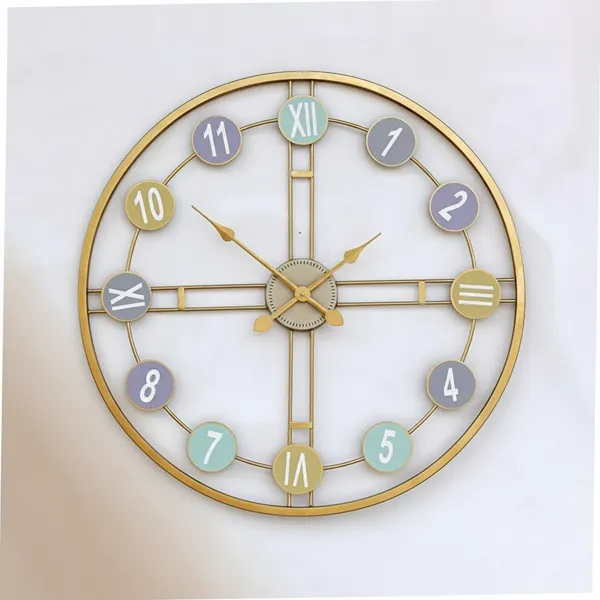 Amhomedecor_Analog_81.3_cm_X_20_cm_Wall_Clock_(Multicolor,_With_Glass,_Standard)