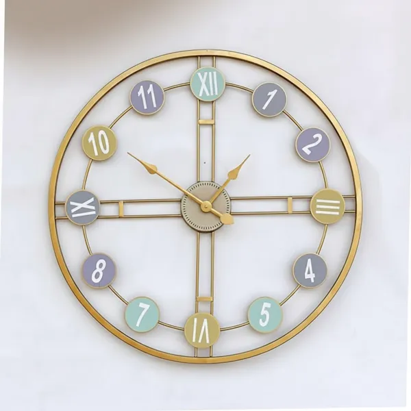 Amhomedecor_Analog_81.3_cm_X_20_cm_Wall_Clock_(Multicolor,_With_Glass,_Standard)