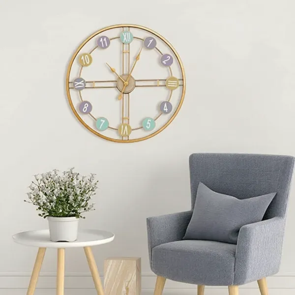 Amhomedecor_Analog_81.3_cm_X_20_cm_Wall_Clock_(Multicolor,_With_Glass,_Standard)