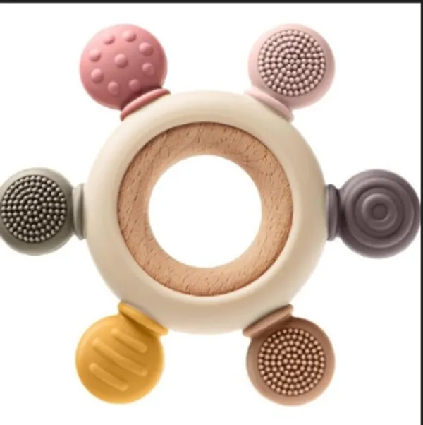 Silicone_Wood_Textured_Teething_Ring_For_Babies
