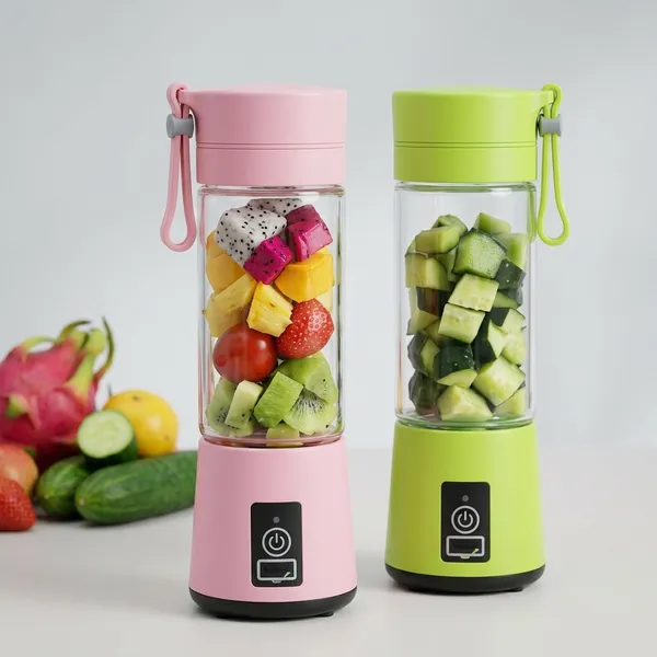Pink_And_Green_Portable_Blender_Bottle_Duo