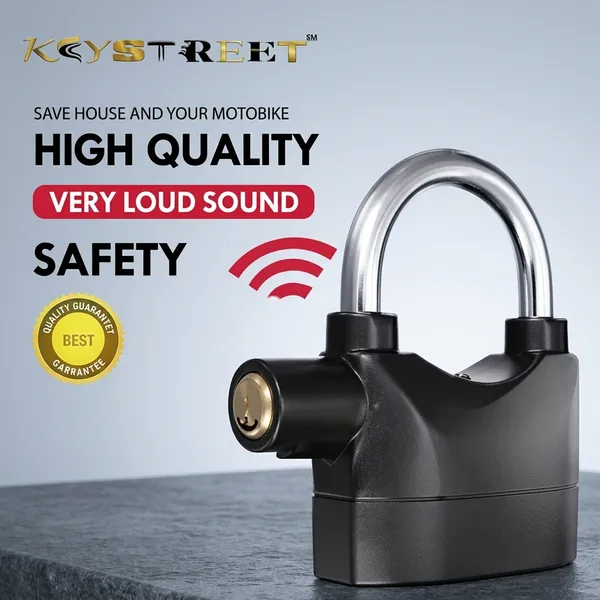 Zinc_Alloy_Black_Alarm_Padlock_With_Hardened_Steel_Shackle