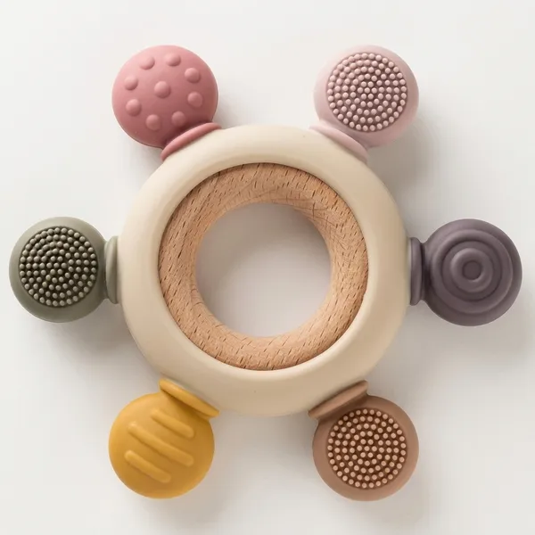Silicone_Wood_Textured_Teething_Ring_For_Babies