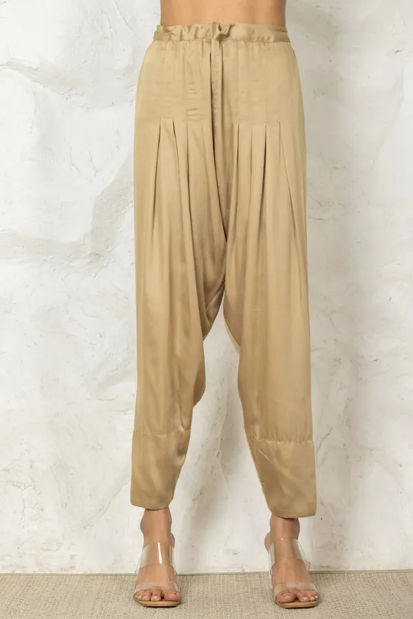 Beige_Modal_Satin_Salwar_For_Women