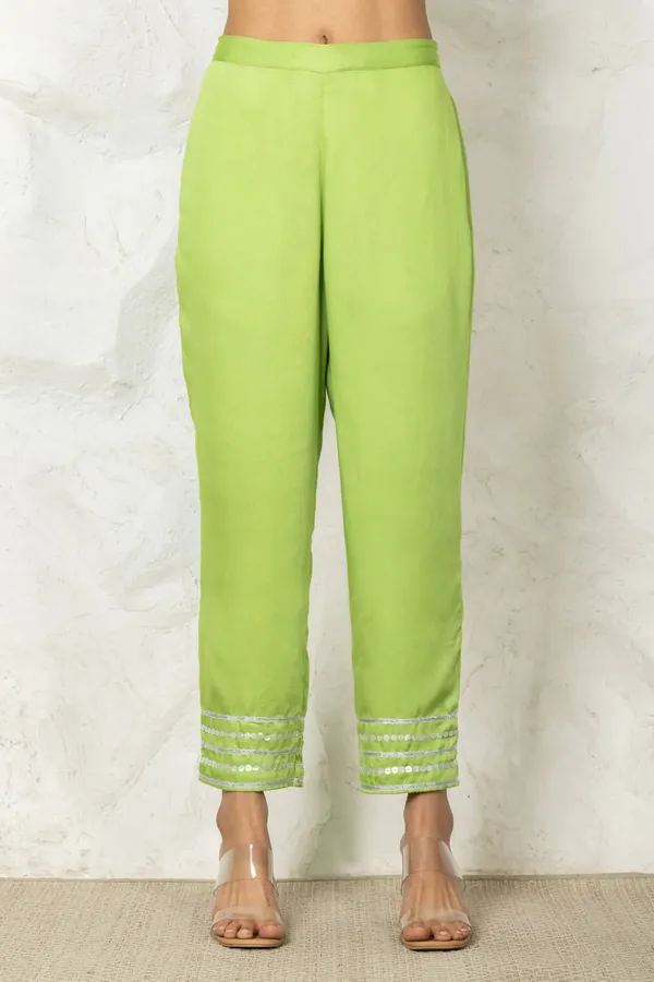 Light_Green_Modal_Satin_Sequin_Embroidered_Pant_For_Women