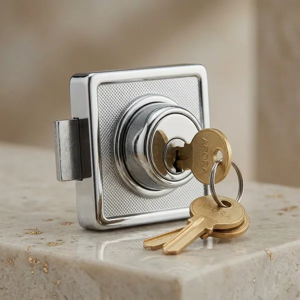 Brass_Steel_Zinc_Chrome_Finish_Square_Drawer_Lock_-_Pack_of_2