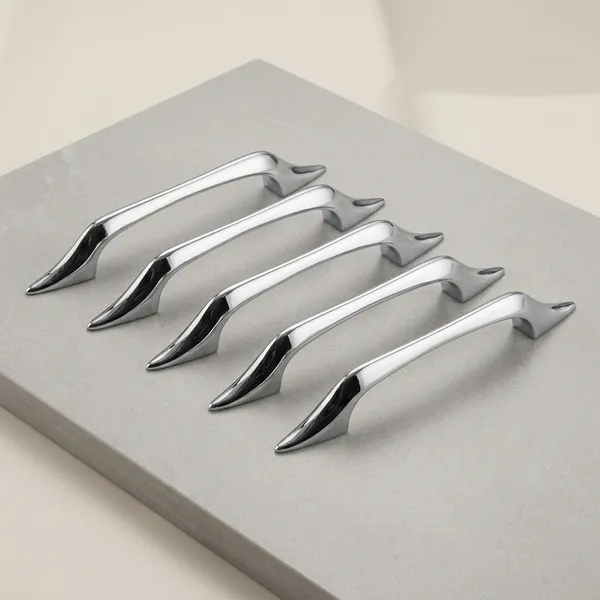 Zinc_Modern_Silver_Cabinet_Handle_-_Pack_of_5