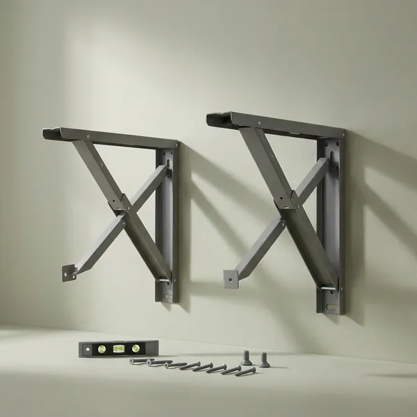 Ms_Wall-Mounted_Grey_Folding_Bracket