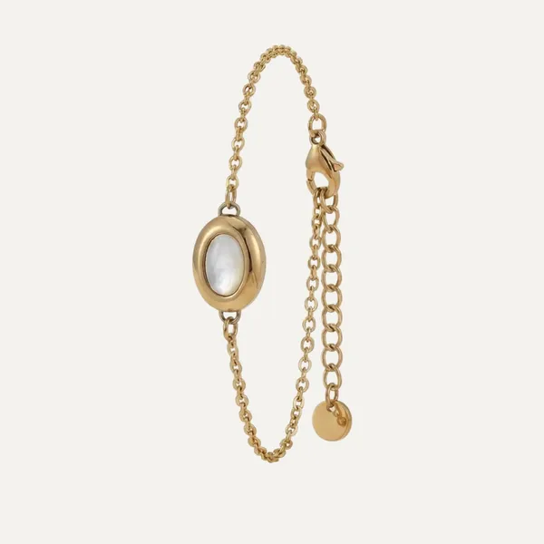 Gold_Steel_Mother_Of_Pearl_Oval_Bracelet_For_Women
