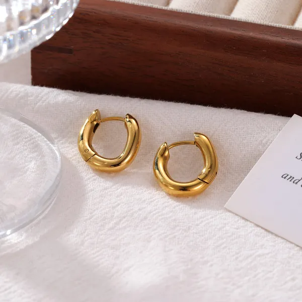 Gold_Steel_Asymmetrical_Hoop_Earrings_For_Women
