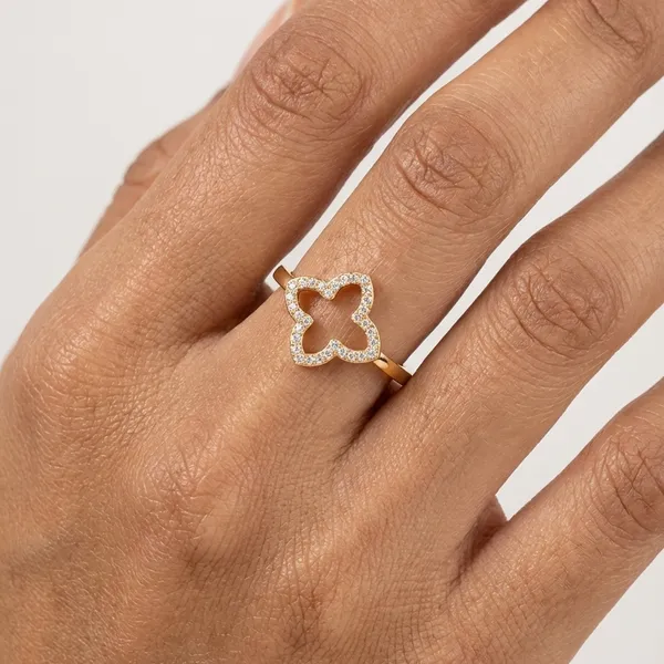 Gold_Steel_Floral_Crystal_Ring_For_Women