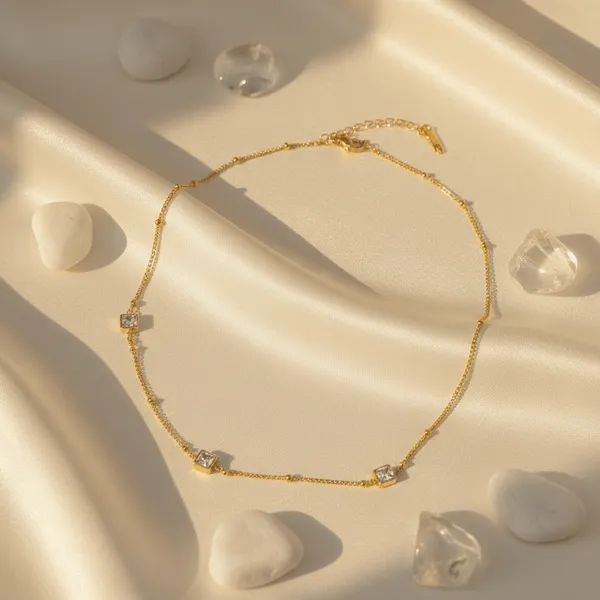 Gold_Steel_Crystal_Station_Delicate_Chain_Necklace_For_Women