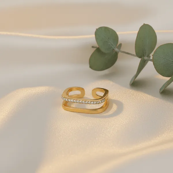 Gold_Steel_Geometric_Crystal_Ring_For_Women