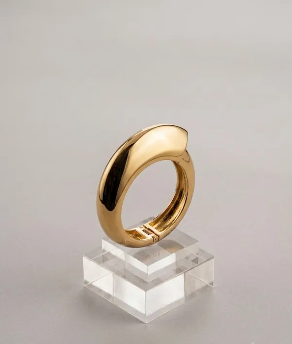 Elowen_Gold_Dome_Hinge_Bangle