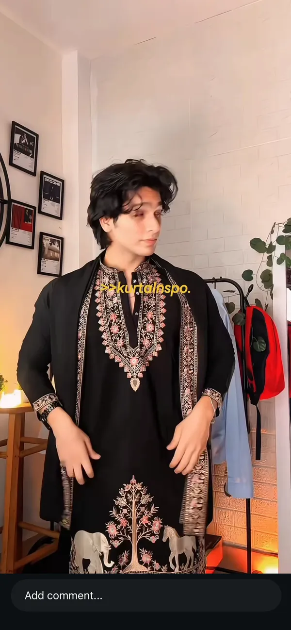 Black_Rao_Sahab_Embroidered_Designer_Kurta_With_Dupatta