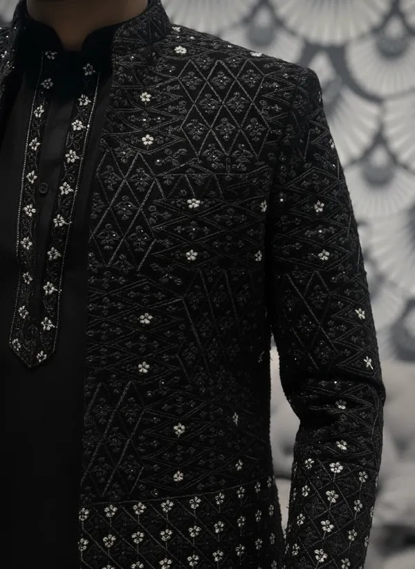 Black_Open_Jodhpuri_Thread_Work_For_Men