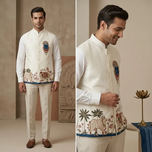 Hand_Embroidered_Krishna_Vishnu_Jacket_For_Men