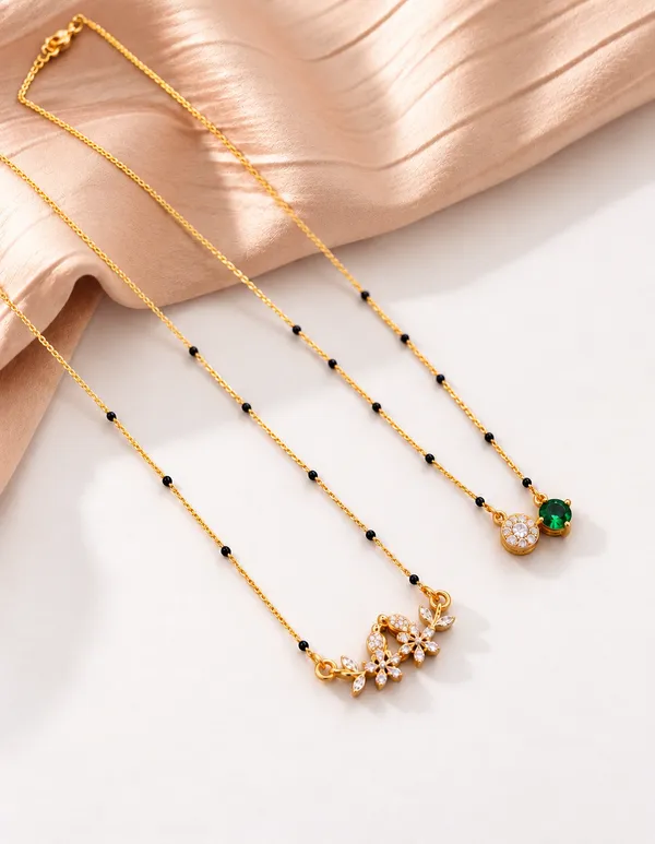 Peacock_And_Twin_Tara_Mangalsutra__-Pack_Of_2