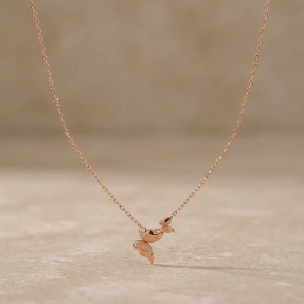 Double_Butterfly_Pendant_Necklace_For_Women