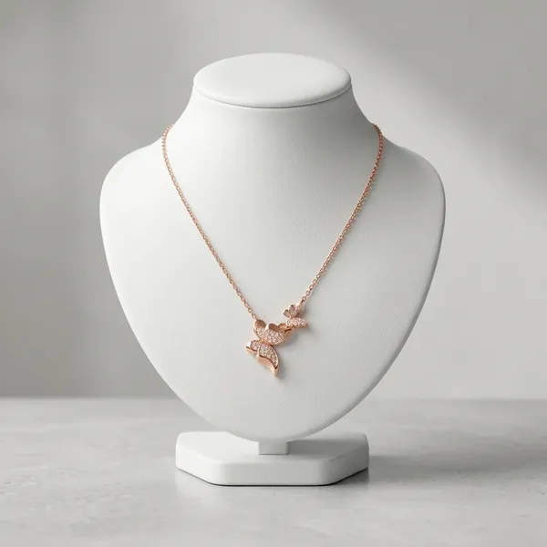 Double_Butterfly_Pendant_Necklace_For_Women