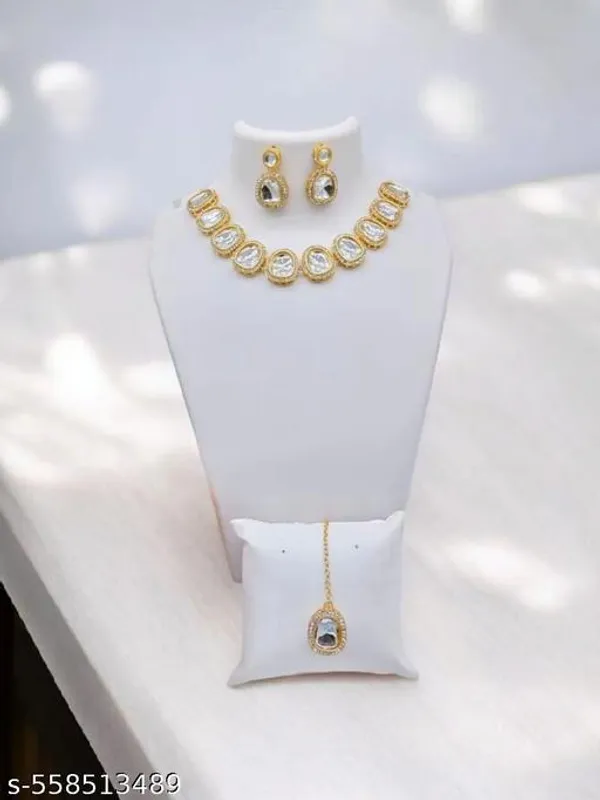 Traditional_Golden_Choker_Necklace_Set_For_Women_Simple_Gold_Choker_Necklace_Choker_Necklace_For_Women_Gold_Set_Ethnic_Golden_Choker_Necklace_Set_Stylish_Choker_Necklace_Traditional_Design_Gift_For_Mother_Sister_Wife_Girlfriend
