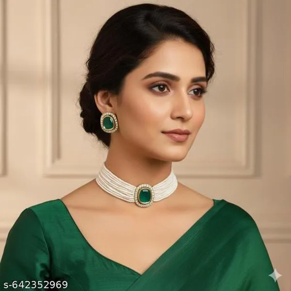 Traditional_Golden_Choker_Necklace_Set_For_Women_Simple_Gold_Choker_Necklace_Choker_Necklace_For_Women_Gold_Set_Ethnic_Golden_Choker_Necklace_Stylish_Choker_Necklace_Traditional_Design