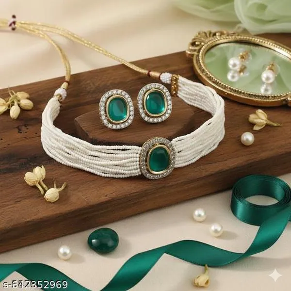 Traditional_Golden_Choker_Necklace_Set_For_Women_Simple_Gold_Choker_Necklace_Choker_Necklace_For_Women_Gold_Set_Ethnic_Golden_Choker_Necklace_Stylish_Choker_Necklace_Traditional_Design