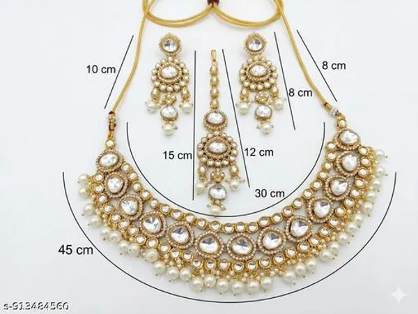 Traditional_Bridal_Necklace_Earrings_Set_With_White_Stones_Pearls_Intricate_Gold_Finish_Ethnic_Jewellery_Premium_Wedding_Festive_Wear_Elegant_Royal_Design_Lightweight_Comfortable_Fit_Perfect_For_Brides_Parties_Gifting_Occasions