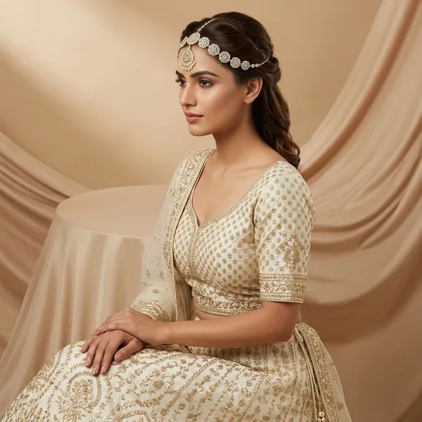 Designer_Kundan_Bridal_Maang_Tikka_Headpiece_Antique_Gold_Finish_With_Pearl_Hanging_Traditional_Ethnic_Forehead_Jewelry_For_Women_Elegant_Indian_Jewellery_For_Wedding_Festival_Party_Wear