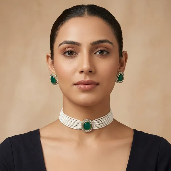 Traditional_Golden_Choker_Necklace_Set_For_Women_Simple_Gold_Choker_Necklace_Choker_Necklace_For_Women_Gold_Set_Ethnic_Golden_Choker_Necklace_Stylish_Choker_Necklace_Traditional_Design