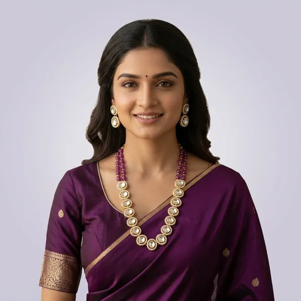 Mirror_Kundan_Necklace_Set_With_Green_Beads_Matching_Earrings_For_Women_Girls_Premium_Traditional_Ethnic_Jewellery_For_Weddings_Parties_Festivals_Family_Functions_Elegant_Festive_Wear_Perfect_Gift_For_Wife_Sister_Girlfriend_Stylish_Indian_Fashion_Accessory