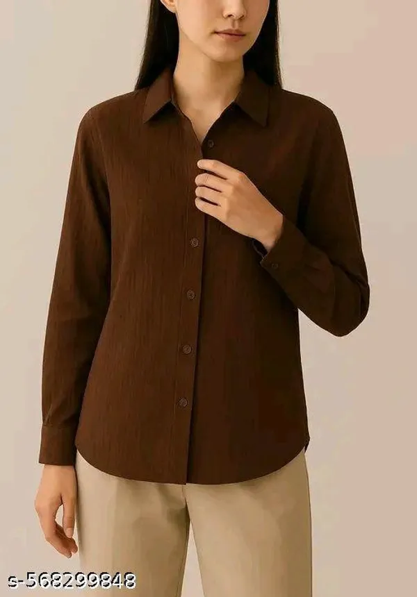 Brown_Stylish_Casual_Shirt_For_Women_Pack_Of_2