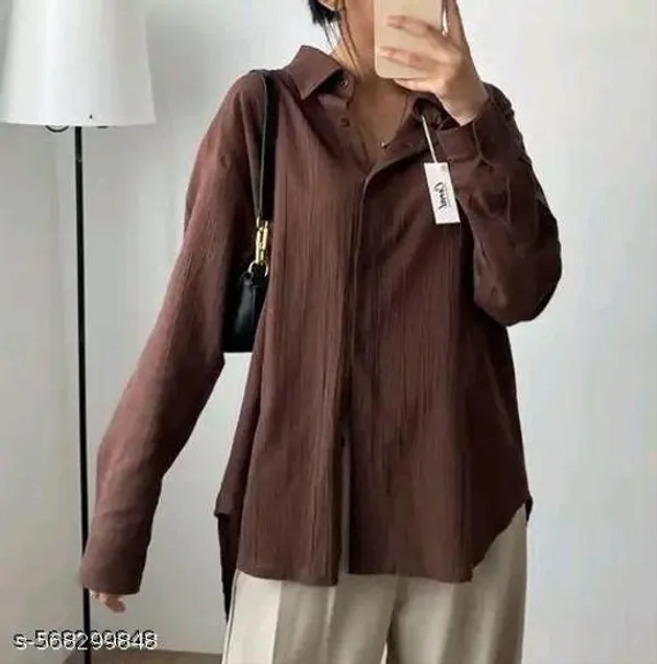 Brown_Stylish_Casual_Shirt_For_Women_Pack_Of_2
