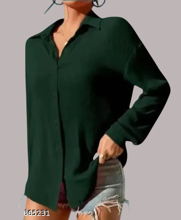 Pretty_Stylish_Womens_Bottom_Green_Shirt