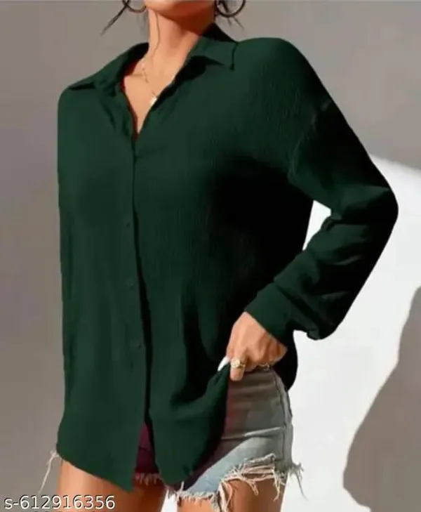 Stylish_Fashionable_Women_Green_Bottom_Shirt
