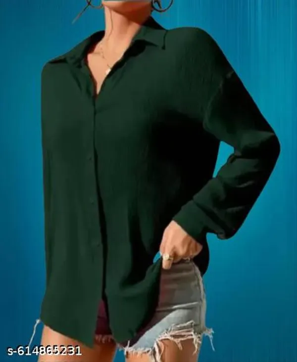 Pretty_Stylish_Womens_Bottom_Green_Shirt
