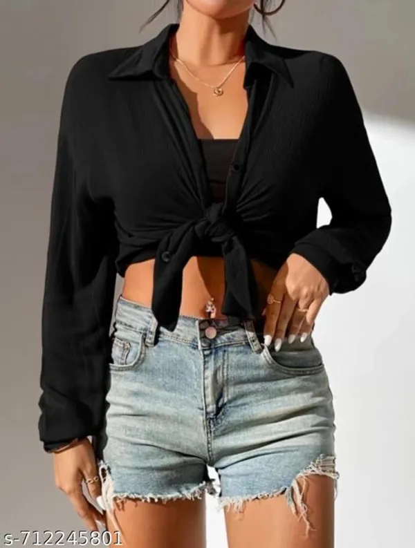 Women_Classic_Fashionable_Black_Shirt