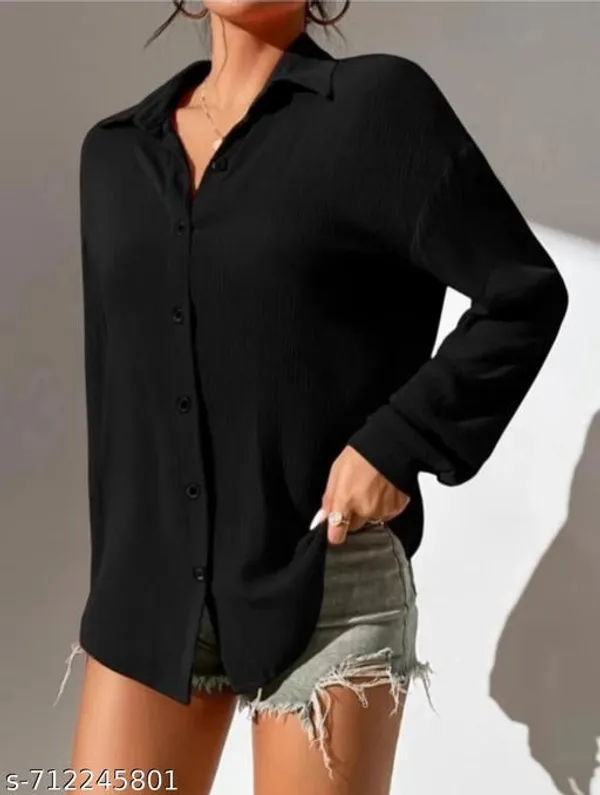 Women_Classic_Fashionable_Black_Shirt