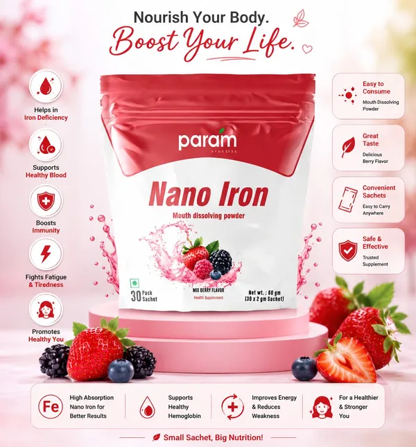 Param_Nano_Iron_Folic_Acid_&_B12_Mouth_Dissolving_Powder_30_Sachets