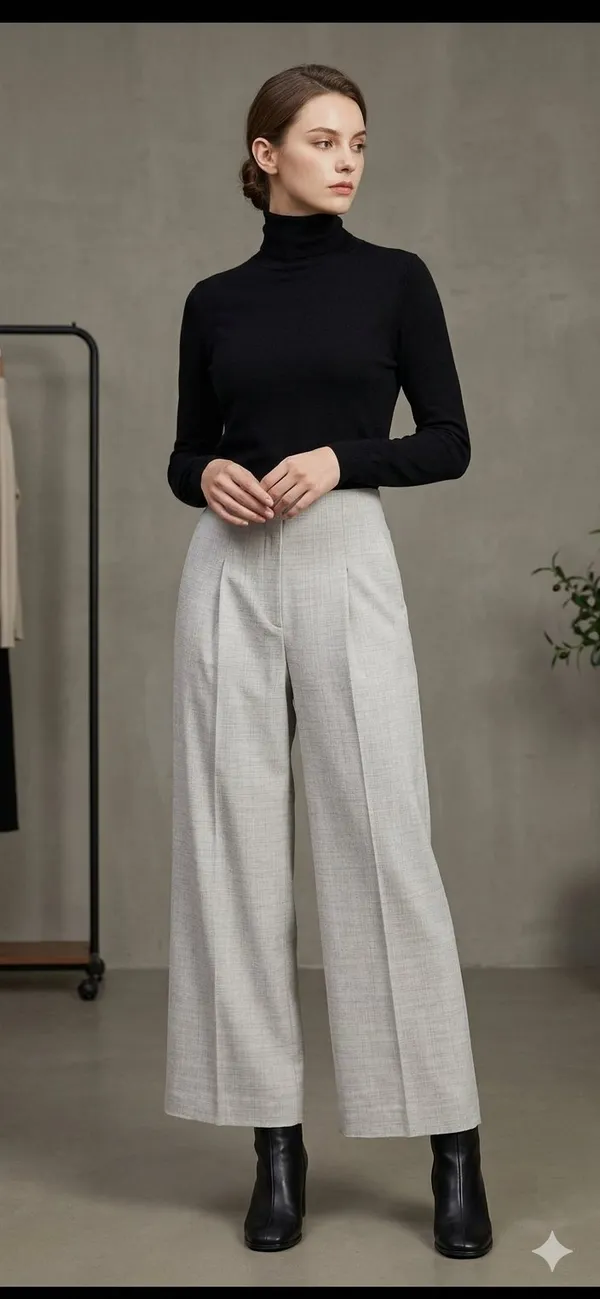 Light_Grey_Linen_High_Waist_Wide_Leg_Trousers_For_Women