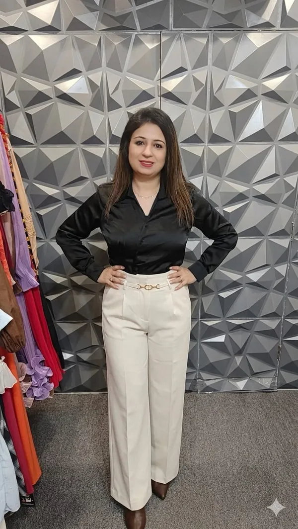 Off_White_Wide_Leg_Trouser_Set_For_Women