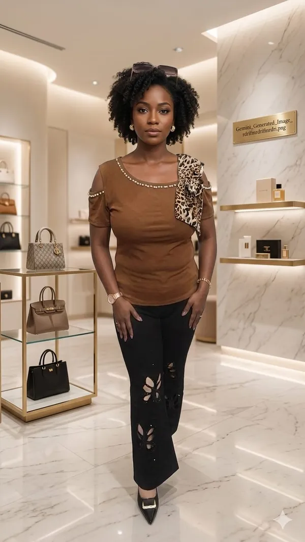 Brown_Embellished_Cold_Shoulder_Top_For_Women