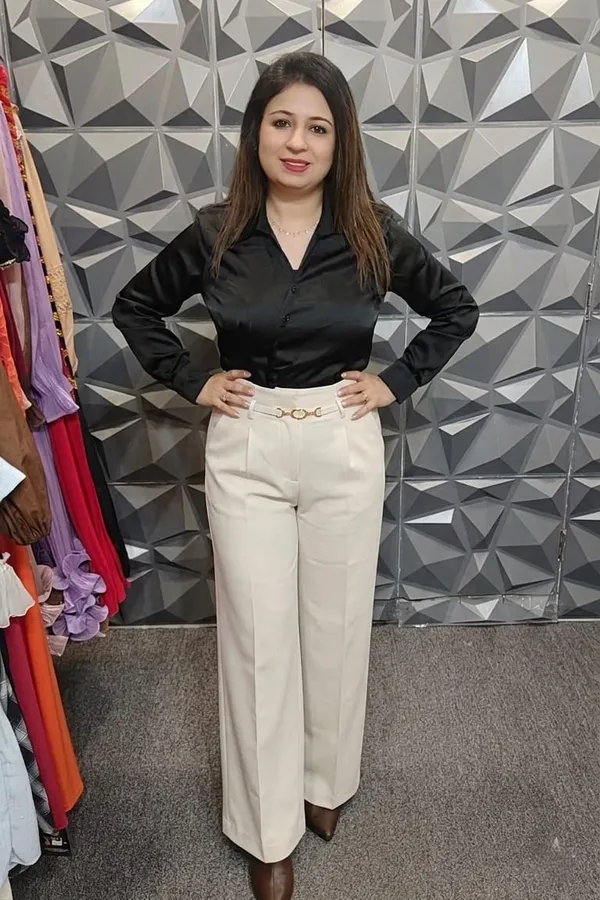 Off_White_Wide_Leg_Trouser_Set_For_Women