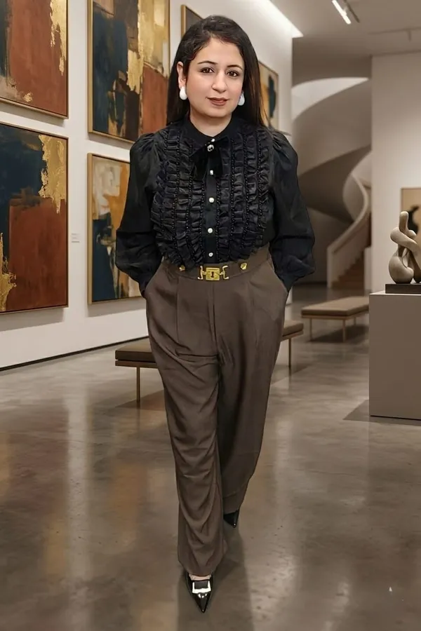 Brown_High-Waist_Trousers_For_Women