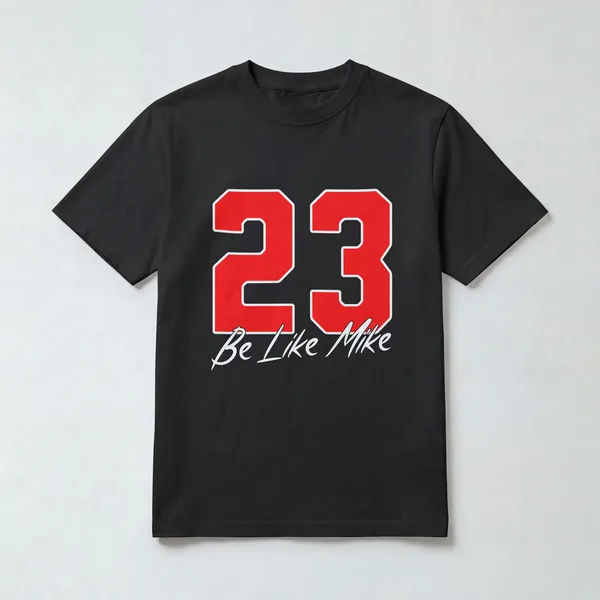 Be_Like_Mike_Graphic_Black_Cotton_T-Shirt_For_Men_And_Women