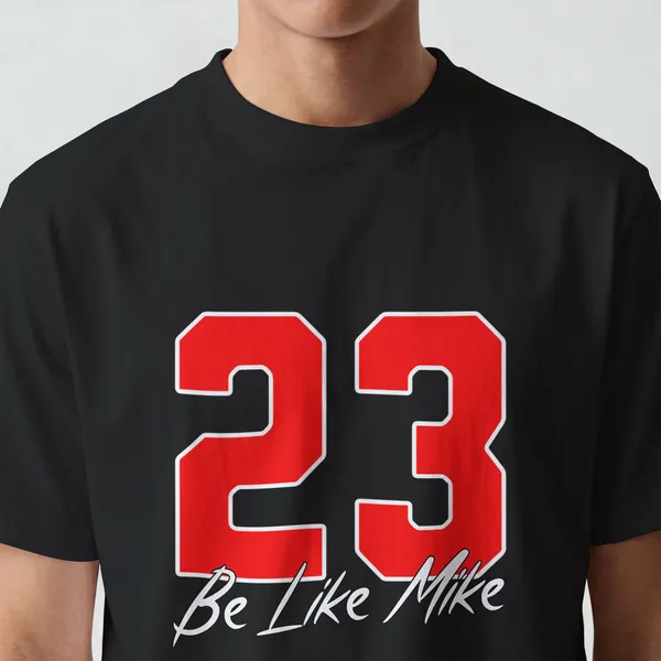 Be_Like_Mike_Graphic_Black_Cotton_T-Shirt_For_Men_And_Women