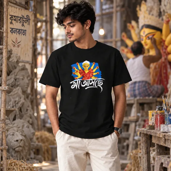 Maa_Asche_Black_Graphic_Tee_Cotton_T-Shirt_For_Men_And_Women